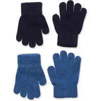 CeLaVi Handskar - Ull/Nylon - 2-pack - Bright Cobalt/Marinblå - - 1-2 år (80-92) - Handskar