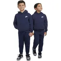 Nike Kids Sweatshirt 'Club Fleece' marinblå / vit