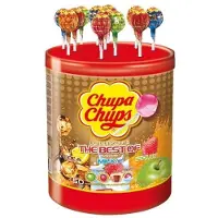 Super Merchant Chupa Chups Burk Fruktklubba Blandade Smaker 50 St