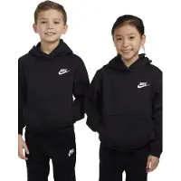 Nike Kids Sweatshirt 'Club Fleece' svart / vit