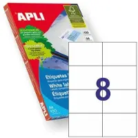 APLI Flerfunktionsetikett 1279 Box 105x74 Mm