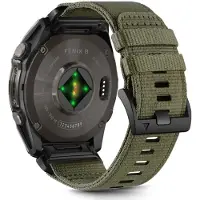 Tech-Protect nylon classic fodral till Garmin Fenix 5X/5X Plus/6X/6X Pro/7X/8 (51 mm) olivgrön