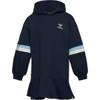 Hummel Hoodie Dress - hmlBeverly - Black Iris - - 5 år (110) - Klänning