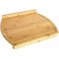 King Hoff skärbräda i bambu med fixeringskant, 45x33x4 cm