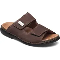 Rieker Pantolette mörkbrun / silver