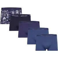 Björn Borg Cotton Stretch Trunks 5-pack Blå, XXL