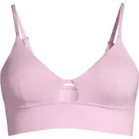 Casall Women's Triangle Cut-Out Bikini Top Clear Pink