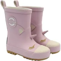 Mikk-Line Gummistövlar - Gummistövlar 3D - Mauve Skuggor - - 21 - Gummistövlar