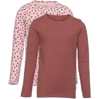 Minymo Tröja - 2-pack - Violet Ice - - 6 år (116) - Tröja