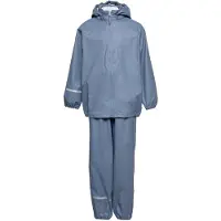 CeLaVi Regnkläder m. Hängslen - PU - China Blue - - 70 - Regnkläder