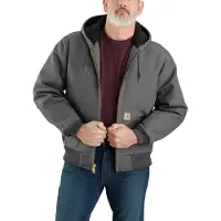 Carhartt Firm Duck Insulated Flannel-Lined Active Jacka i textil