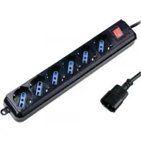 Techly Iups-pcp- 6 Uttag Med Strömbrytare Grenuttag 6v