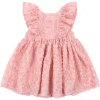 Konges Sløjd Tyllklänning - Allierad Flower - Beslöjad Rose - - 4 år (104) - Klänning