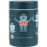 A Little Lovely Company Termosbehållare - 300 ml - Robots - - One Size - Termosflaska