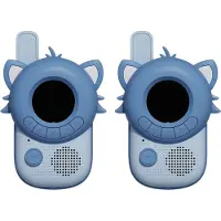 The Zoofamily Walkie Talkies - Racoon - Blå - - One Size - Gosedjur