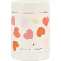 A Little Lovely Company Termosbehållare - 300 ml - Hearts - - One Size - Termosflaska
