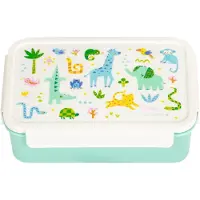A Little Lovely Company Matlåda - Bento - 1,2 L - Jungle - - One Size - Matlåda