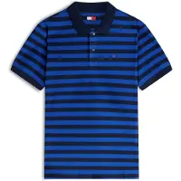 Tommy Hilfiger Tommy Jeans Regular Fit Stripe Jersey Polo Shirt