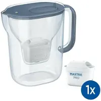 Brita Style Essential Xl Graphite + Mx Pro Pure Performance Filter Vattenreningskanna