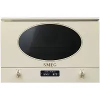 Smeg Mp422x1 1250w Inbyggd Mikrovågsugn Med Grill