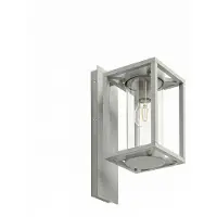 LUCANDE Vägglampa utomhus Ferda , dimbar, Aluminium / grå / zink, Aluminium / grå / zink, Modern, Utomhusvägglampa