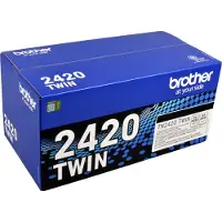 Brother TN-2420 svart toner 2-pack (original)