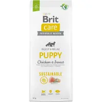 Brit Care Sustainable Puppy med kyckling och insekter 12 kg