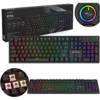 Savio Styx Outemu Brown Hot Swap Rgb Mekaniskt Tangentbord