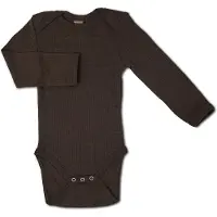 Smallstuff Body l/ä - Ull - Brun - - 2 år (92) - Body L/Ä
