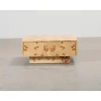 Ferm Living Burl soffbord 70 x 70 cm poppelburlfanér