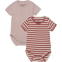 Minymo Bodies k/ä - 2-pack - Kanjon Rose - - 2 år (92) - Body K/Ä