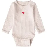 That's Mine Body l/ä - Rib - Perfekt Pale - - 2 år (92) - Body L/Ä