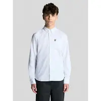 Lyle & Scott Skjorta - Oxford - Vit - - 14-15 år (164-170 - Skjorta