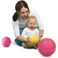 Ludi Sinnesbollar - 3 st - Rosa - - One Size - Bollar