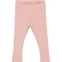Minymo Leggings - Rib - Misty Rose - - 1½ år (86) - Leggings