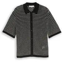 Tom Tailor DENIM Kofta svart / vit