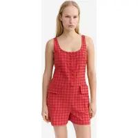 Thinking MU Jumpsuit ' MAUD ' röd / pastellröd