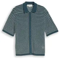 Tom Tailor DENIM Kofta petrol / vit
