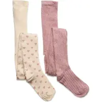 Minymo Strumpbyxor - 2-pack - Light Rose - - 80/86 - Strumpbyxor