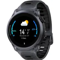 Coros - Pulsklockor - Pace 4 Silicone Crystal Black för UnisexUll - Svart
