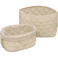 Cam Cam Copenhagen Förvaringskorgar - 2-pack - 22x15/24x17 cm - Pralin - - One Size - Förvaring