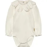 Hust and Claire Body l/ä - HCBritt - Ivory m. Spetsar - - 2 år (92) - Body L/Ä