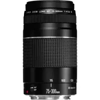 Canon EF - Telezoomobjektiv - 75 mm - 300 mm - f/4.0-5.6 III - EF - för EOS 1000, 1D, 50, 500, 5D, 7D, Kiss F, Kiss X2, Kiss X3, Rebel T1i, Rebel XS, Rebel XSi