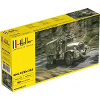 Heller GMC CCKW 353 Militärlastbil med Canvas-Täckning (1/72 Skala)