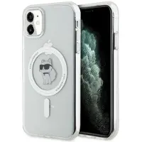 Karl Lagerfeld IML Choupette MagSafe-fodral för iPhone 11 / Xr - transparent