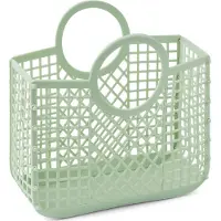 Liewood Fällbar Korg - Samantha - 23x23x8,5 cm - Light Pepparmyn - - One Size - Korg