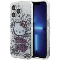 Hello Kitty IML Kitty On Bricks Graffiti-fodral för iPhone 13 Pro / 13 - vit