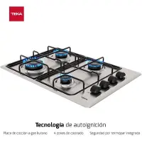 Teka Hlx504gal Gashäll 4 Brännare