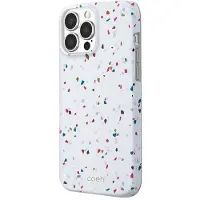 Uniq Coehl Terrazzo-fodral för iPhone 13 Pro Max - vit