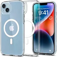 Spigen Ultra Hybrid Mag-fodral med MagSafe för iPhone 14 - Klar/Vit